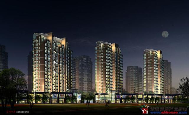 三期沿江夜景效果图 3/4