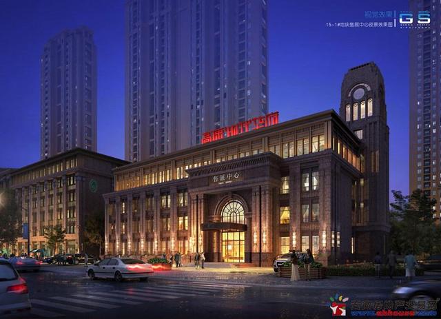 售楼中心夜景 12/13