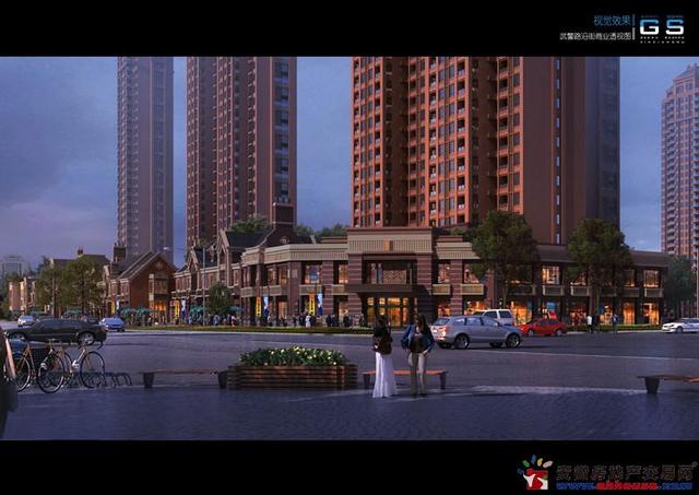 武警路沿街商业透视图 11/13