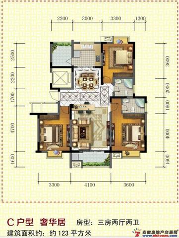 C户型奢华居 1/3