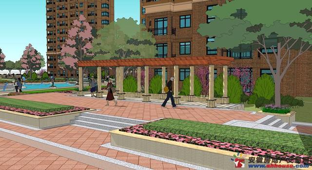 东西林荫大道休闲廊架 8/9