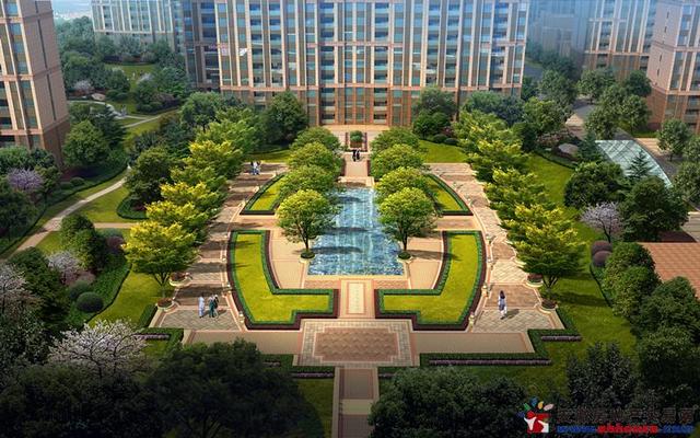 中心水景鸟瞰图 8/14