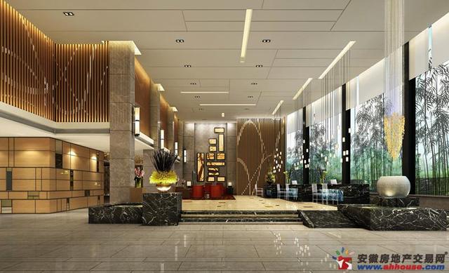 酒店大堂效果图 4/9