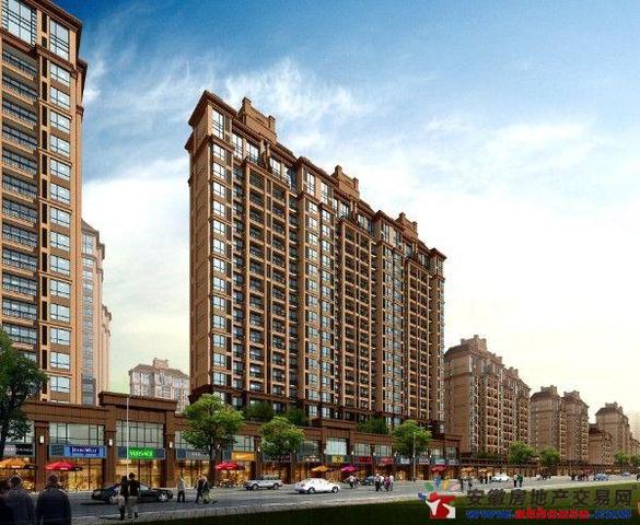 楼盘南立面效果图1 3/6