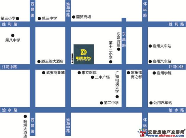 德全广场区位图 4/4