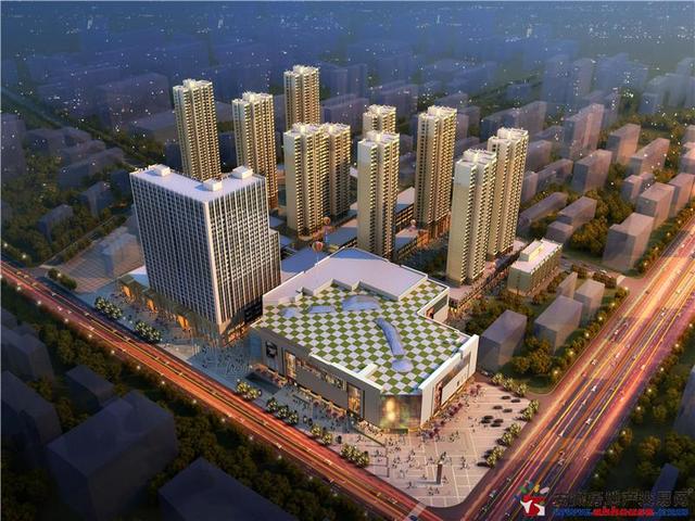 国购广场鸟瞰图 1/4