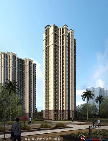 金銮·御林河畔小区单体透视图 16/16