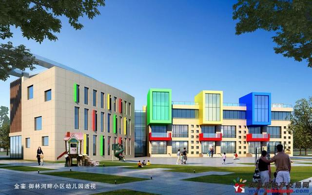 金銮·御林河畔小区幼儿园透视图 12/16