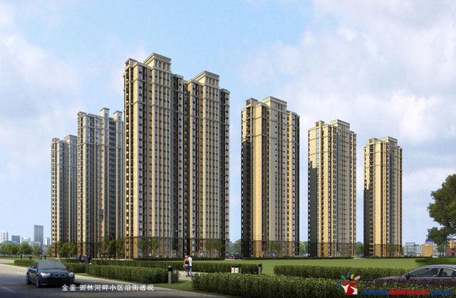 金銮·御林河畔小区沿街透视图 14/16