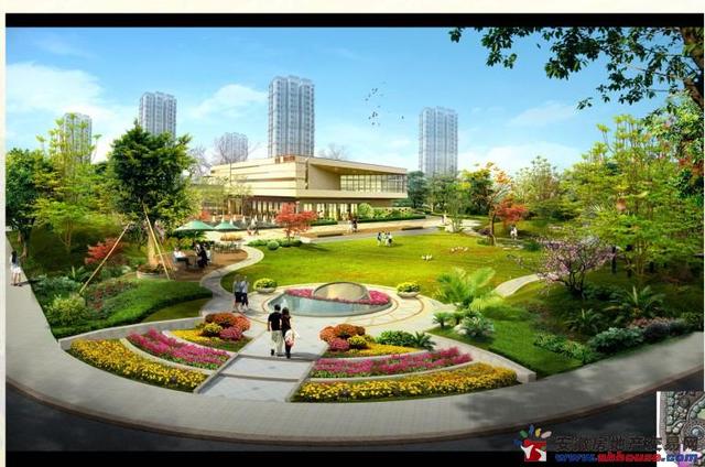 售楼部景观广场效果图 10/16