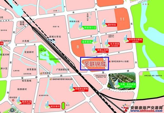 圣联锦城区位图 5/5