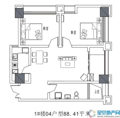 1#04户型 15/20