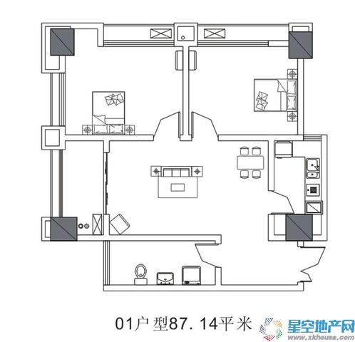 2#01户型 10/20