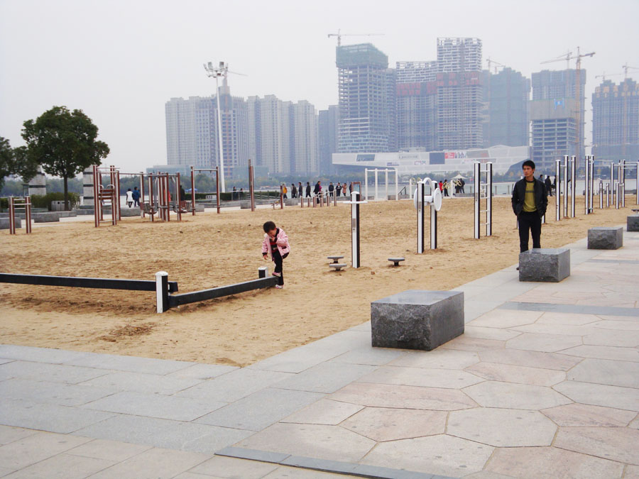 建设:合肥天鹅湖体育公园正在施工 或将在年底面世
