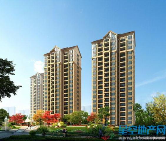丽景天城高层住宅效果图 1/2