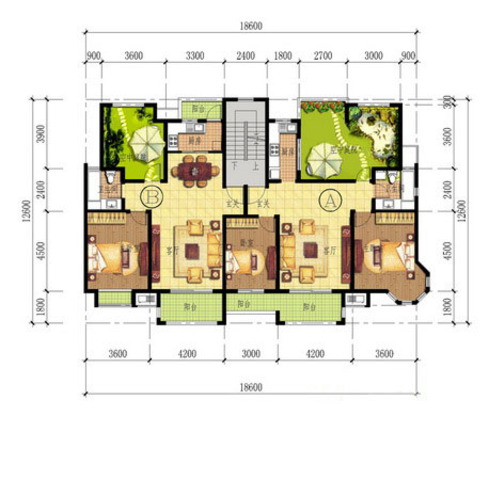 尚海湾AB户型 3/4