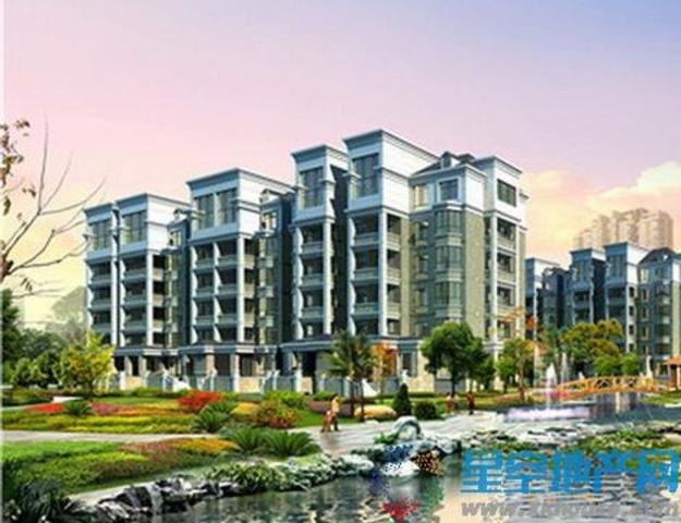 东方紫薇城中央水景透视效果图. 2/3