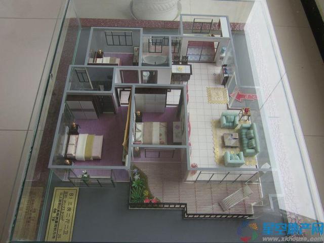 尚书房B1户型沙盘照 5/12