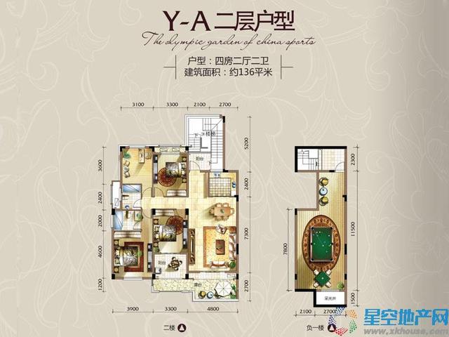 中体奥林匹克花园户型图 5/9