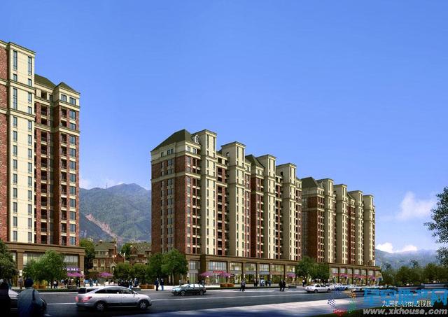 茂丰半山溪谷九园路沿街透视图 6/9