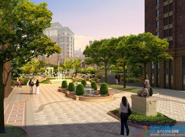 茂丰半山溪谷主入口景观透视图 2/9