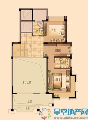 D户型1（跃层）：2F 6/20