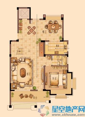 D户型2（跃层）：3F 4/20