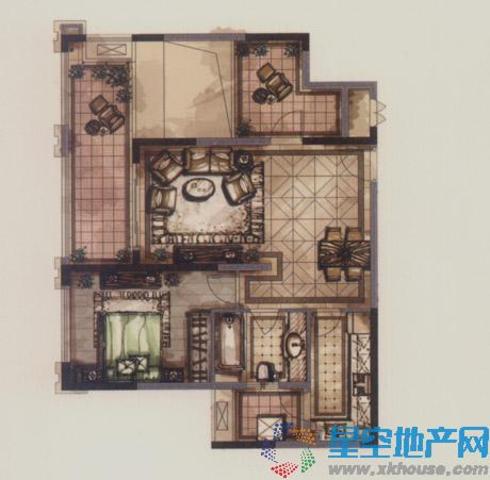 湾流上府B户型 2/9