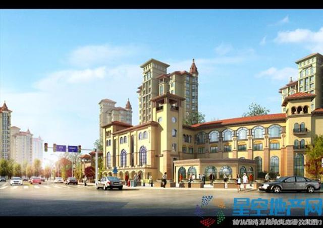 幼儿园清河路沿街立面效果图 4/11